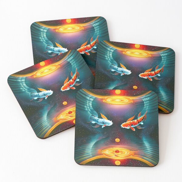 Item preview, Pisces koi fish designed and sold by BigBrainArtwork.