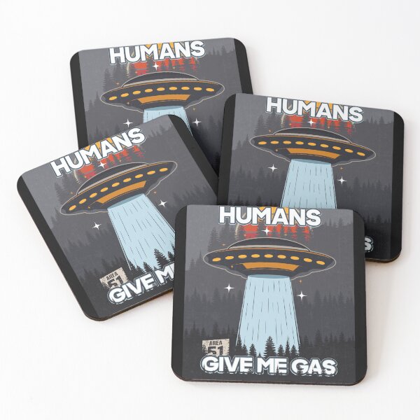 Item preview, UFO HUMANS GIVE ME GAS designed and sold by HomeCoquette.