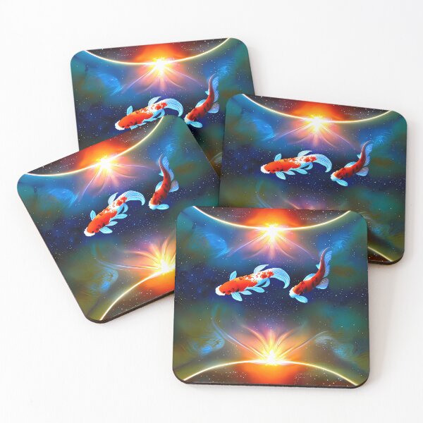 Item preview, Pisces koi fish designed and sold by BigBrainArtwork.