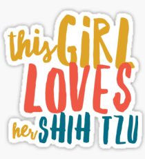 Shih Tzu love Sticker