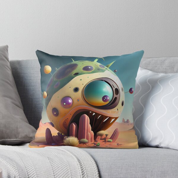Item preview, Cool Spherical Alien Home Digital Painting designed and sold by CodeAndColors.