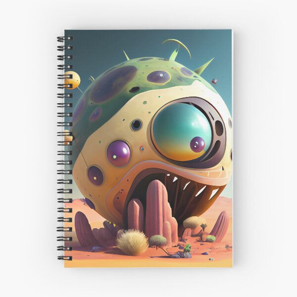 Item preview, Cool Spherical Alien Home Digital Painting designed and sold by CodeAndColors.