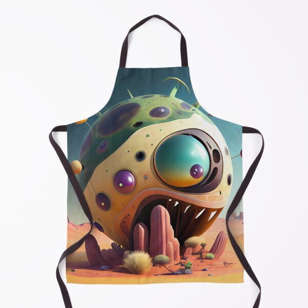Item preview, Cool Spherical Alien Home Digital Painting designed and sold by CodeAndColors.