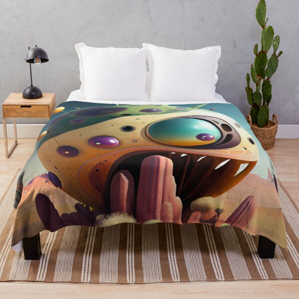 Item preview, Cool Spherical Alien Home Digital Painting designed and sold by CodeAndColors.