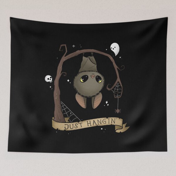 Item preview, Just Hangin - Battholomew - Spooky Cute Bat for Halloween designed and sold by TheGhoulishGarb.