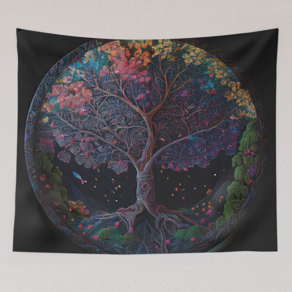 Item preview, Tree of Knowledge Illustration designed and sold by OccultDreams.