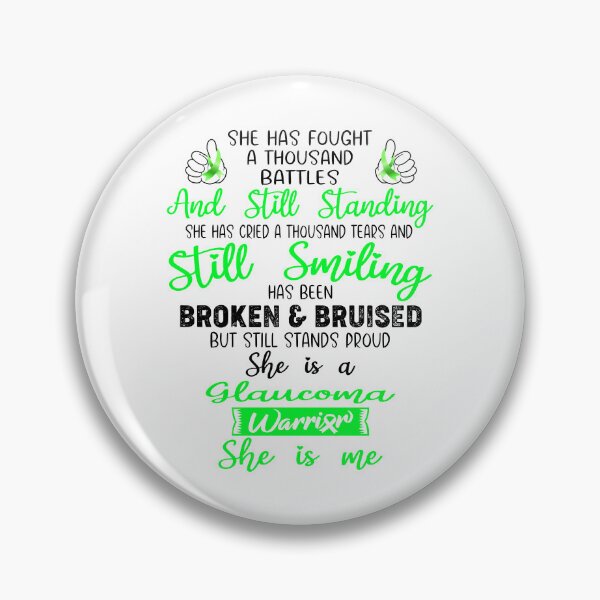 Item preview, Glaucoma Warrior SHE IS ME - Support Glaucoma Fighter Gifts designed and sold by Berriosly.