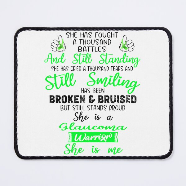 Item preview, Glaucoma Warrior SHE IS ME - Support Glaucoma Fighter Gifts designed and sold by Berriosly.
