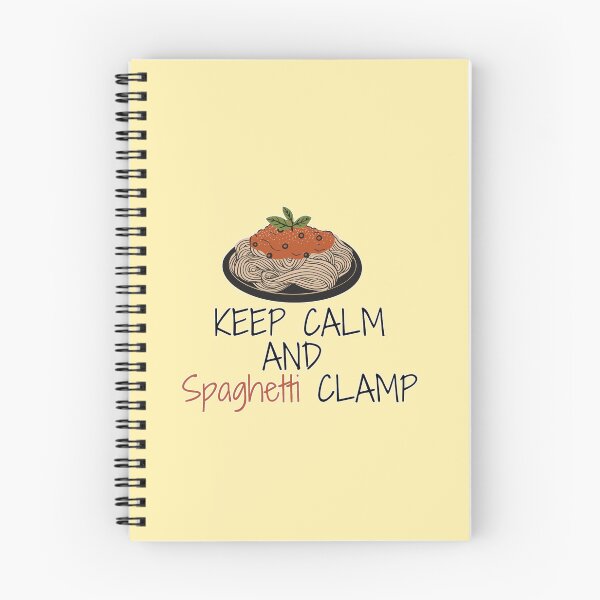 Item preview, Keep Calm And Spaghetti Clamp designed and sold by Esc4n0r.