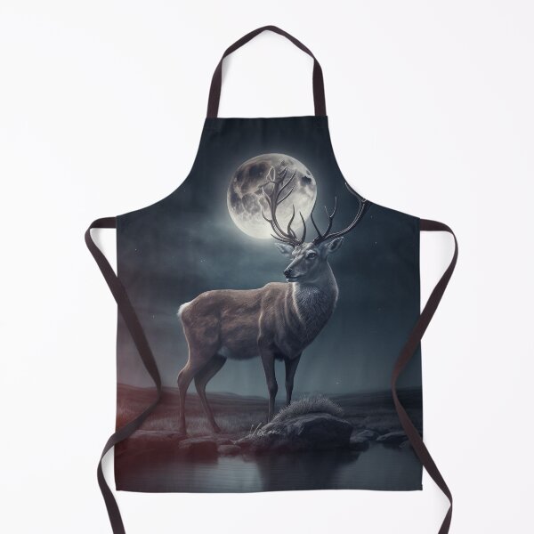 Item preview, Stag In The Moonlight designed and sold by UbeeU-Pixels.