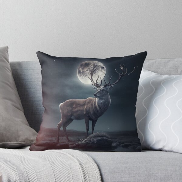 Item preview, Stag In The Moonlight designed and sold by UbeeU-Pixels.