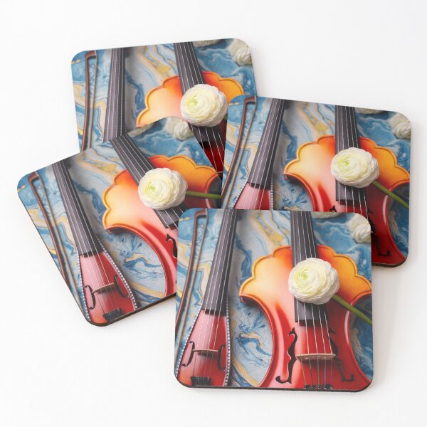 Item preview, Pocket Violin With Baroque Violine And Flowers designed and sold by Garry Gay.