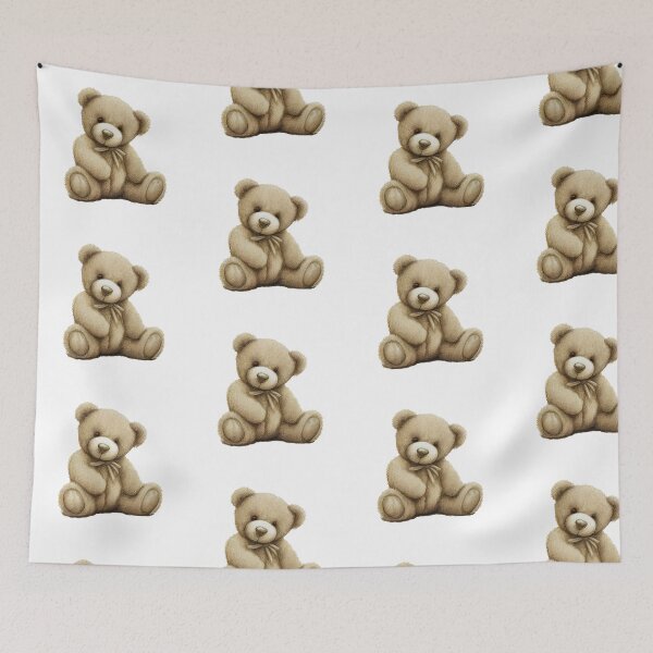 Item preview, cute teddy bear designed and sold by ArtificialGenes.