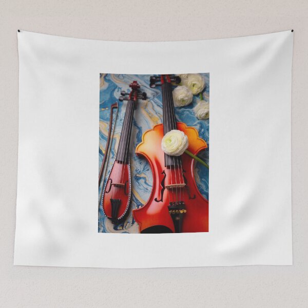 Item preview, Pocket Violin With Baroque Violine And Flowers designed and sold by Garry Gay.