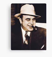 Al Capone Portrait Canvas Print
