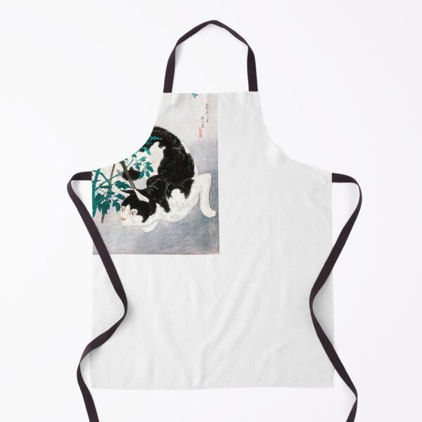 Item preview, Cat with Tomato Plant (1931) Hiroaki Takahashi designed and sold by Oldetimemercan.
