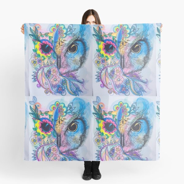 Aperçu de l'œuvre Majestic owl  créée et vendue par Spiritanimalart.