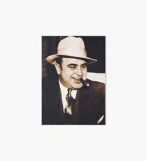 Al Capone Portrait Art Board