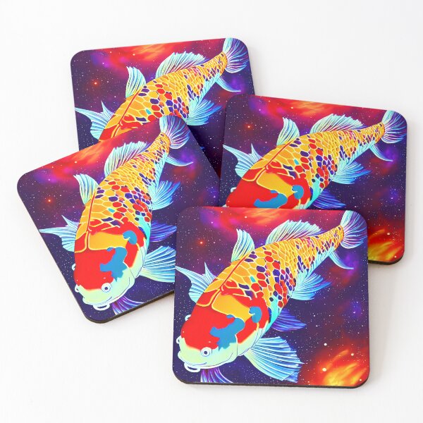 Item preview, Pisces koi fish designed and sold by BigBrainArtwork.