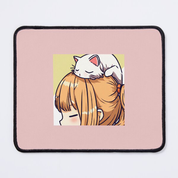 Item preview, Albi Naps - White Cat On Girl’s Head designed and sold by umi ♡.