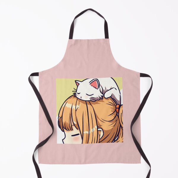 Item preview, Albi Naps - White Cat On Girl’s Head designed and sold by umi ♡.
