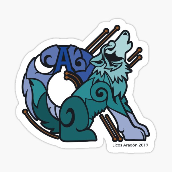 Alpha wolf Sticker