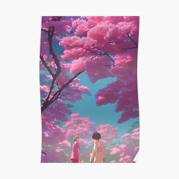 Sakura anime pink trees HD wallpapers | Pxfuel