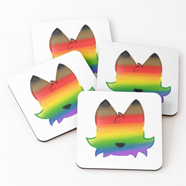 Item preview, Gay pride fox designed and sold by Mimots.