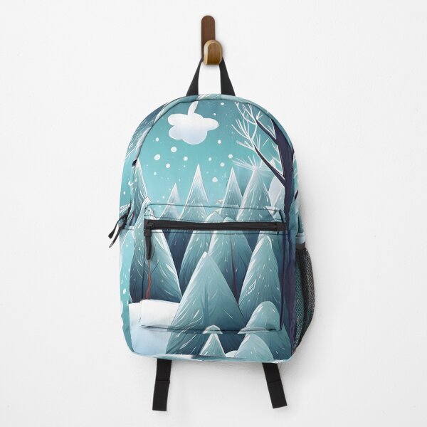 Item preview, Snow - Winter forest - confiture Winter Forest covered in snow, blue forest designed and sold by One2Bee Design.