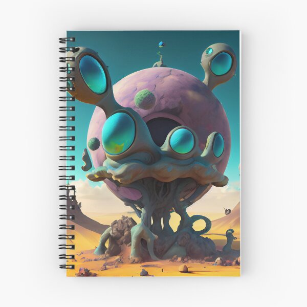 Item preview, Cool Alien Desert Plant Digital Painting designed and sold by CodeAndColors.