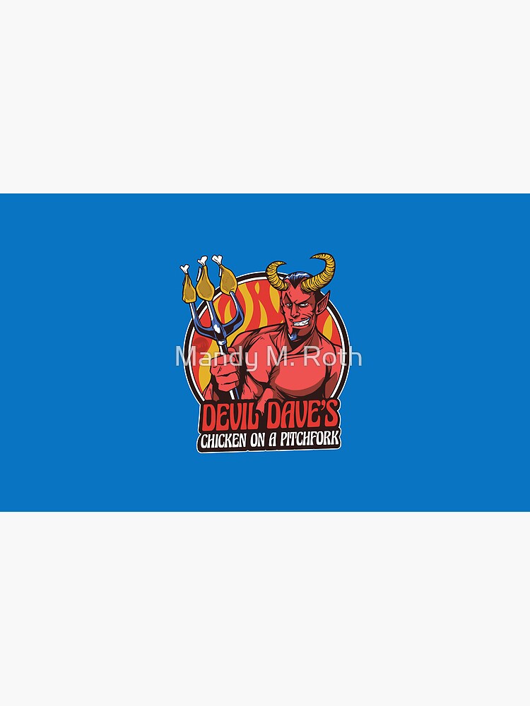 Thumbnail 4 of 4, Coffee Mug, Devil Dave's Chicken on a Pitchfork designed and sold by mandymroth.