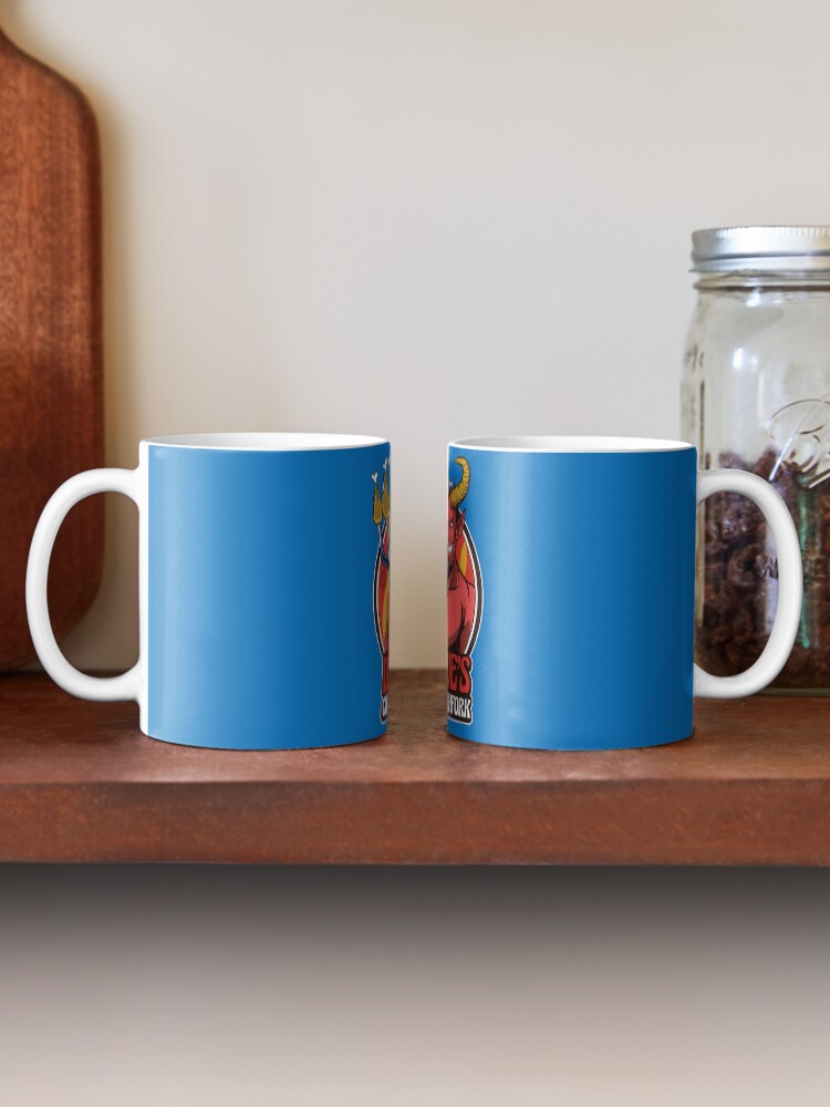 Thumbnail 2 of 6, Coffee Mug, Devil Dave's Chicken on a Pitchfork designed and sold by mandymroth.