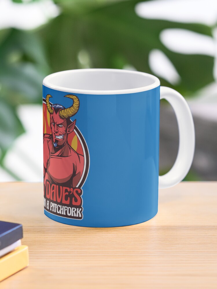 Thumbnail 1 of 6, Coffee Mug, Devil Dave's Chicken on a Pitchfork designed and sold by mandymroth.