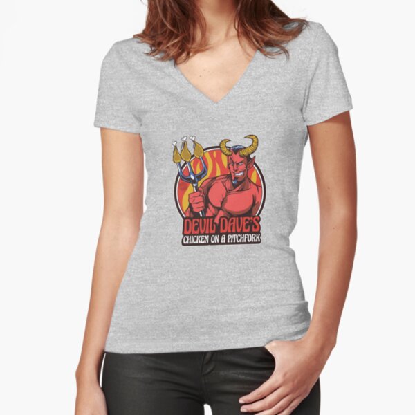Fitted V-Neck T-Shirt