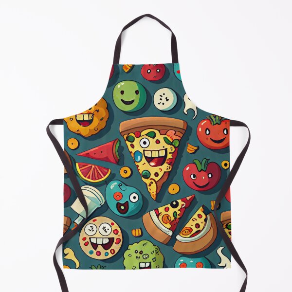 Item preview, Weird Funny Monster Food Cartoon Pattern Digital Painting designed and sold by CodeAndColors.