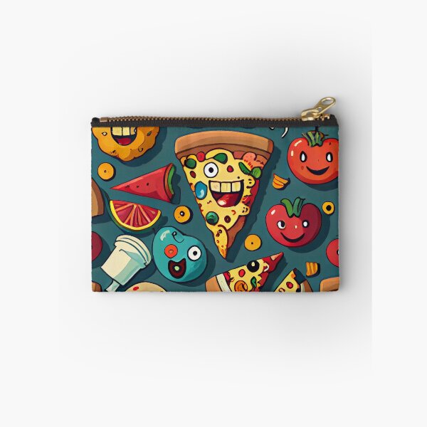 Item preview, Weird Funny Monster Food Cartoon Pattern Digital Painting designed and sold by CodeAndColors.