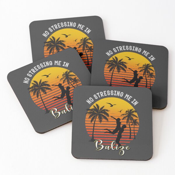 Item preview, Belize retro sunset palm tree romantic couple  designed and sold by TipTopTapo.
