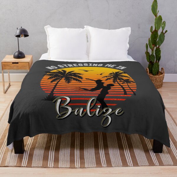 Item preview, Belize retro sunset palm tree romantic couple  designed and sold by TipTopTapo.