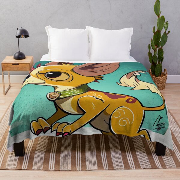 Aperçu de l'œuvre Abstract Cartoon Chihuahua Digital Painting créée et vendue par CodeAndColors.