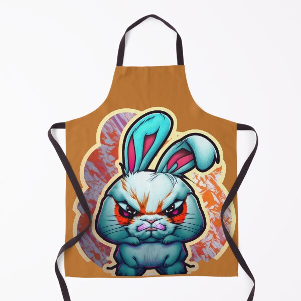 Item preview, Angry Bunny Sticker designed and sold by Depressed-Bunny.