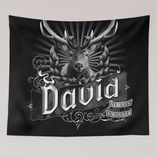 Item preview, Old-Timey Deer/Buck Label with David on it: A Vintage-Inspired Piece of Badassery designed and sold by PlaTolstoy.