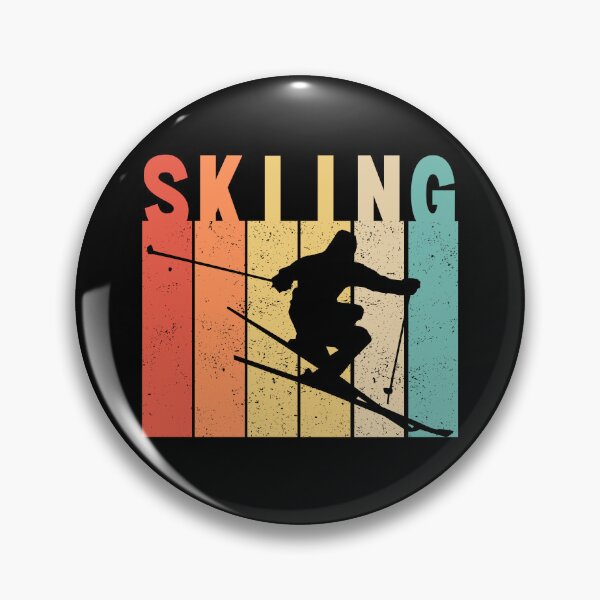 Item preview, Retro Skiing, Vintage Skiing designed and sold by LaughingHorseCo.