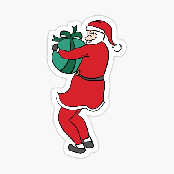 Item preview, Stone Lifting Santa designed and sold by LizCaityArt.
