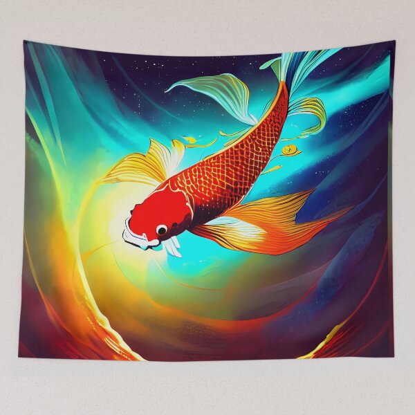 Item preview, Japanese carp designed and sold by BigBrainArtwork.