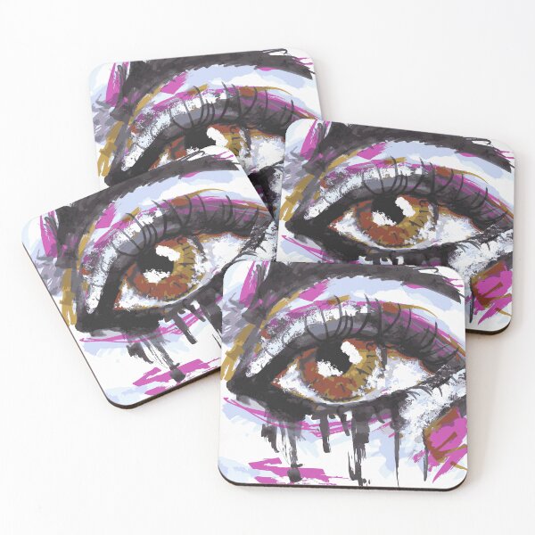 Item preview, Eye abstract aesthetic merkers scribble designed and sold by Hekkoto.