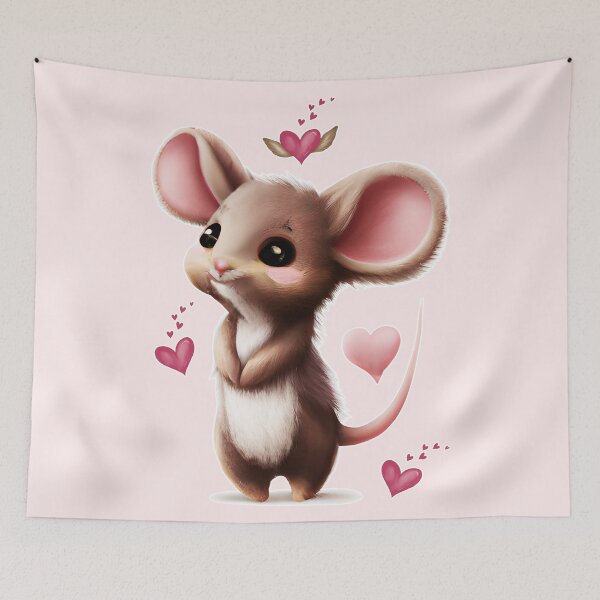 Item preview, Cute Valentine's Day Mouse designed and sold by Astralia.