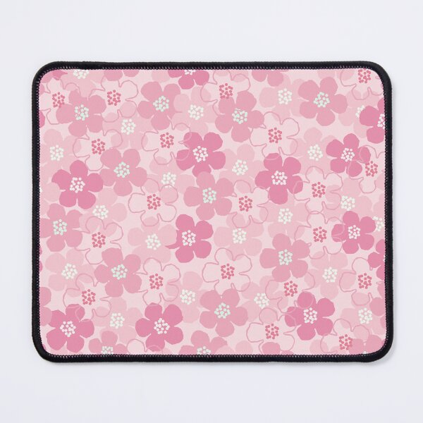 Item preview, Cherry Blossoms Large Pink Flower Power Retro Pattern designed and sold by Blue Daisy Studio.