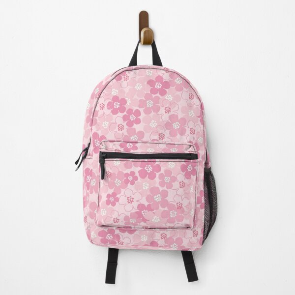 Item preview, Cherry Blossoms Large Pink Flower Power Retro Pattern designed and sold by Blue Daisy Studio.