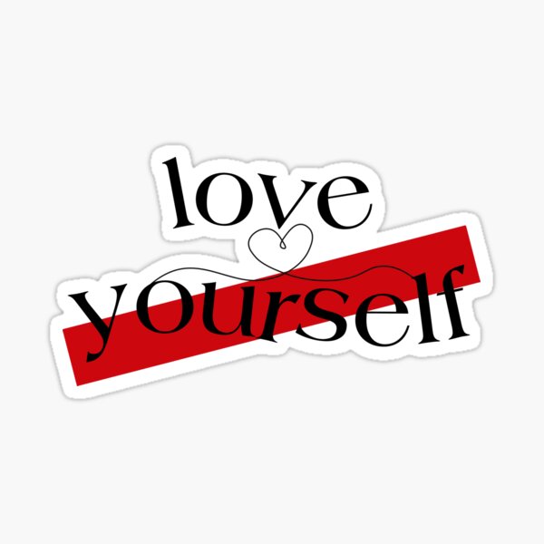 Think Positive Sticker – Self-Love Overflow