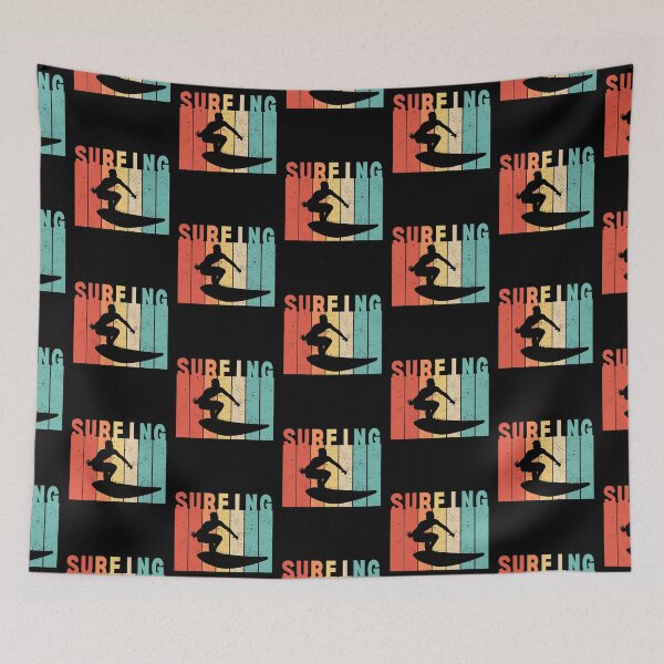 Item preview, Retro Surfing, Vintage Surfing designed and sold by LaughingHorseCo.